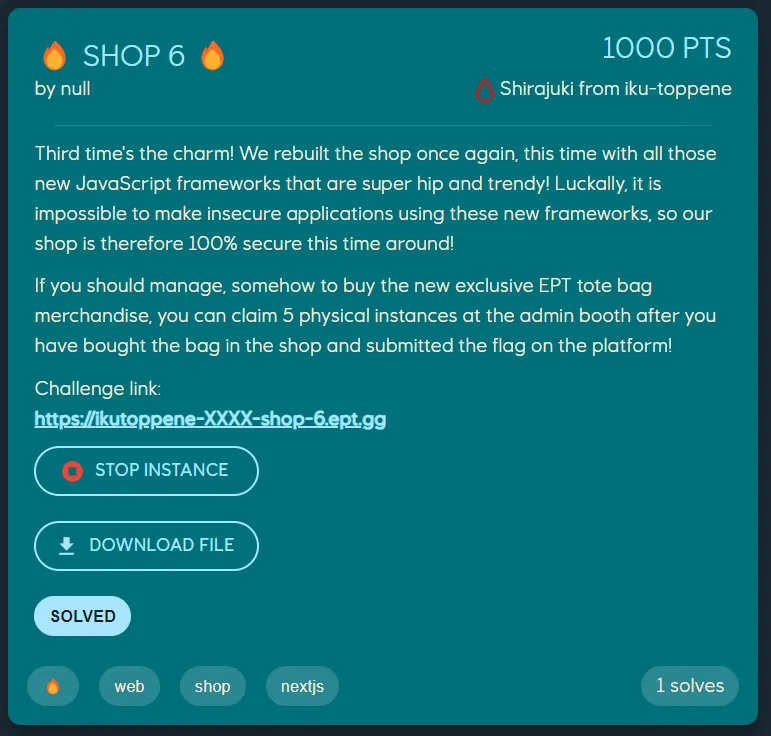 challenge details